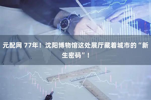 元配网 77年！沈阳博物馆这处展厅藏着城市的“新生密码”！