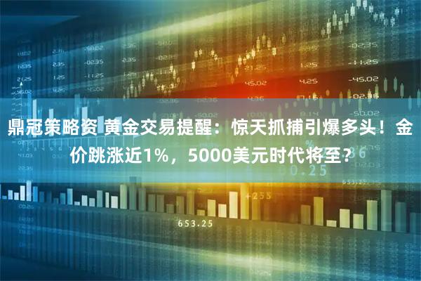 鼎冠策略资 黄金交易提醒：惊天抓捕引爆多头！金价跳涨近1%，5000美元时代将至？